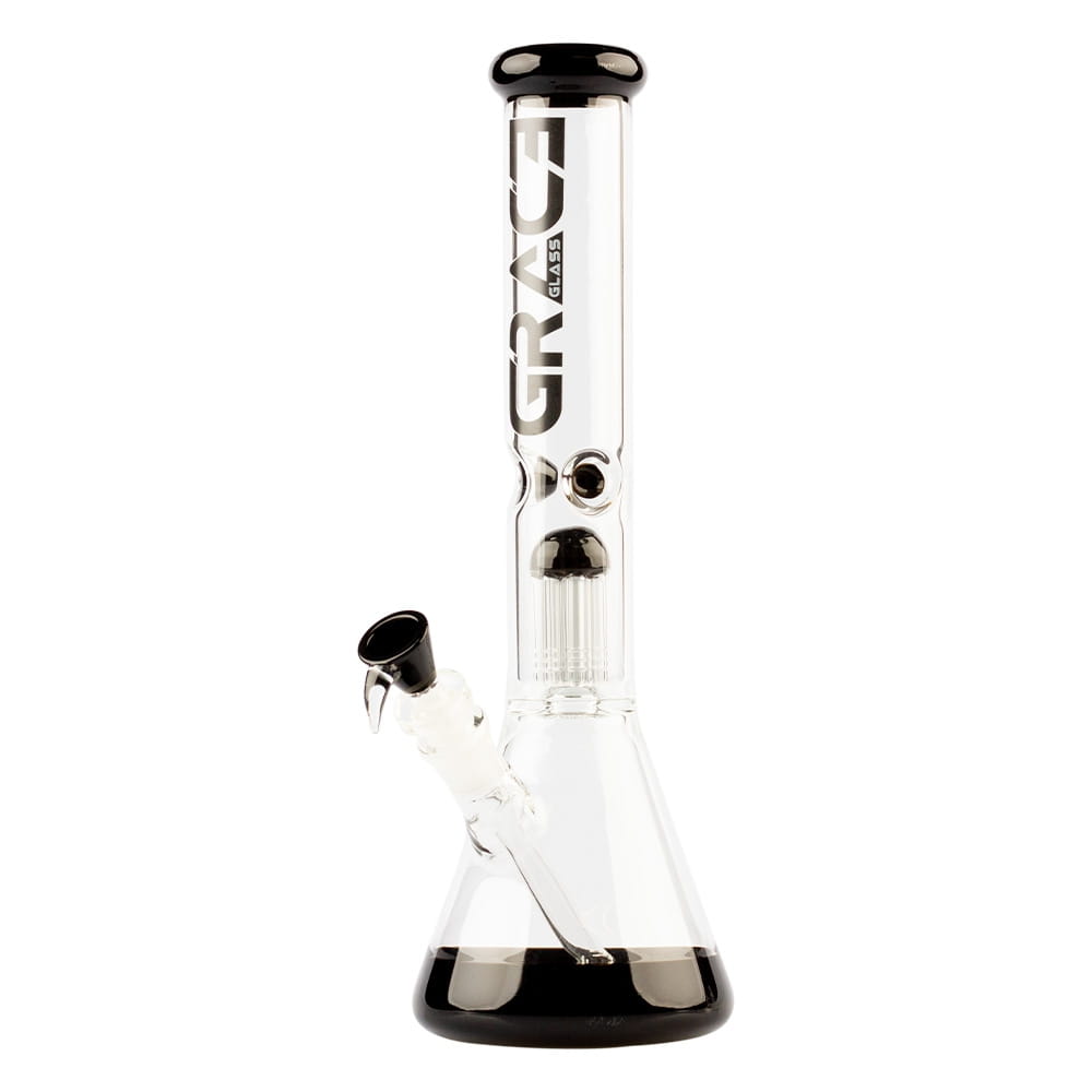 Zdjęcie przedstawia Bongo Szklane Grace Glass Limited Edition Beaker Black 37 cm.