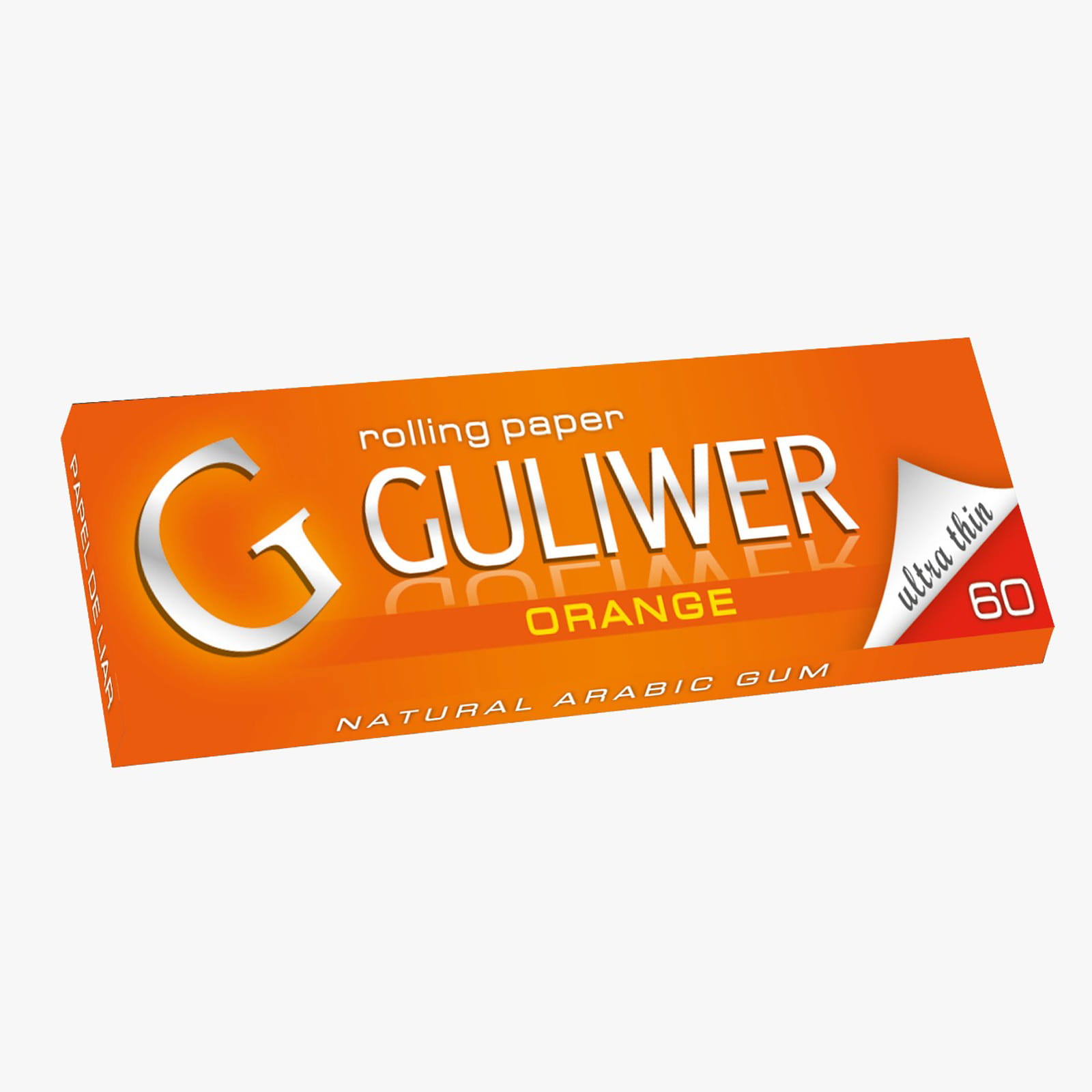Na zdjęciu widoczne są Bibułki Guliwer Orange 70x36 mm - 60 szt..