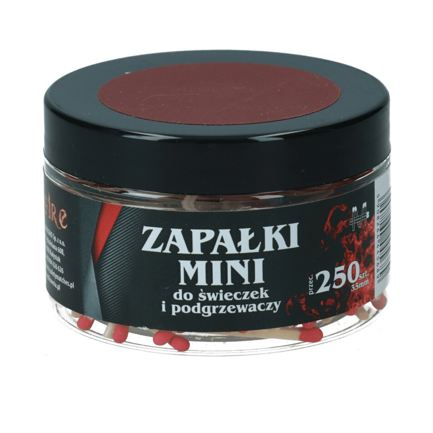 Zdjęcie przedstawia produkt Zapałki Mini w słoiczku ok.250 szt..