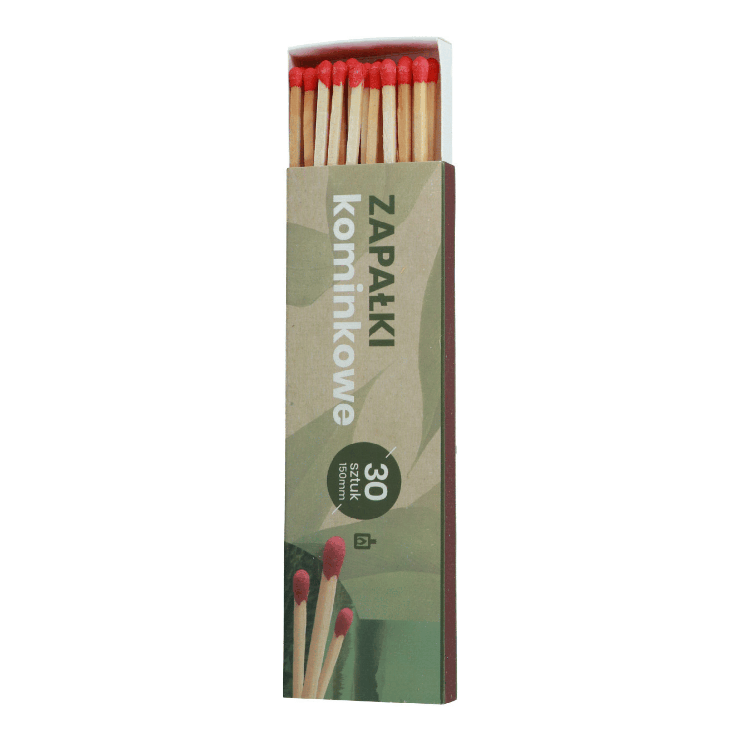 Zdjęcie przedstawia produkt Zapałki kominkowe 15 cm 30 szt..
