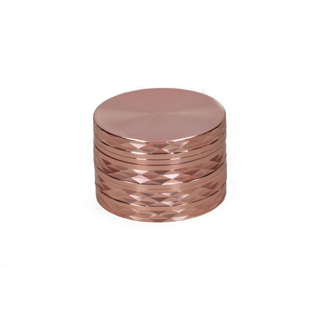 Zdjęcie przedstawia Młynek metalowy Plain 4 części 52 mm MIX kolor.