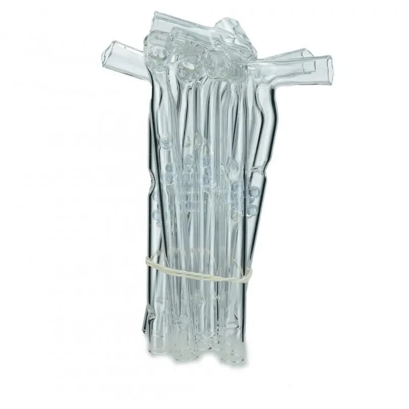 Zdjęcie przedstawia Lufka szklana S1 Clear Spherule Corner 12cm 10szt.