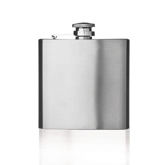 Zdjęcie przedstawia produkt Piersiówka Dan Barmore PLAIN 180 ml.