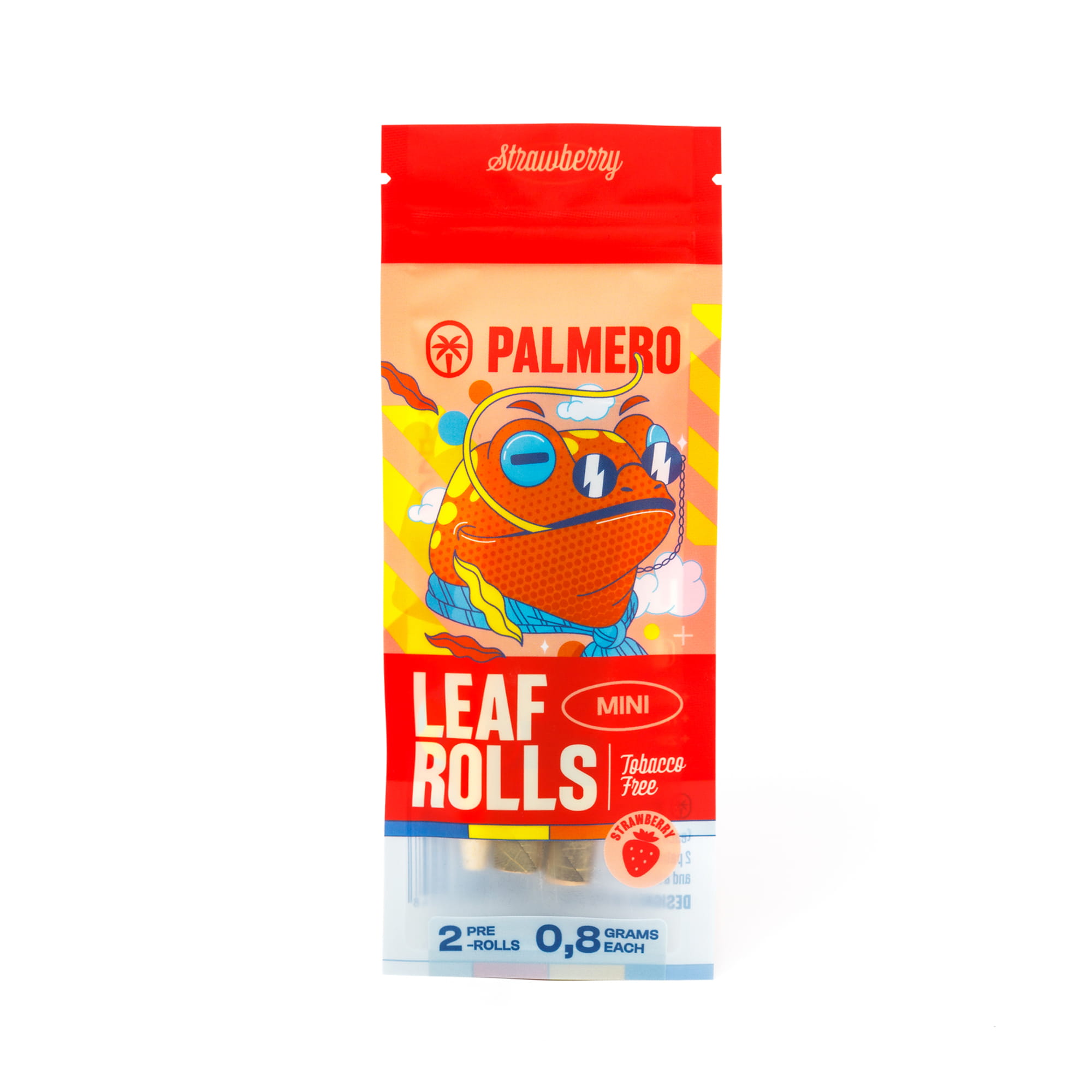 Zdjęcie przedstawia produkt Wrapy Palmero Mini Strawberry - Liść Palmowy 2 szt..