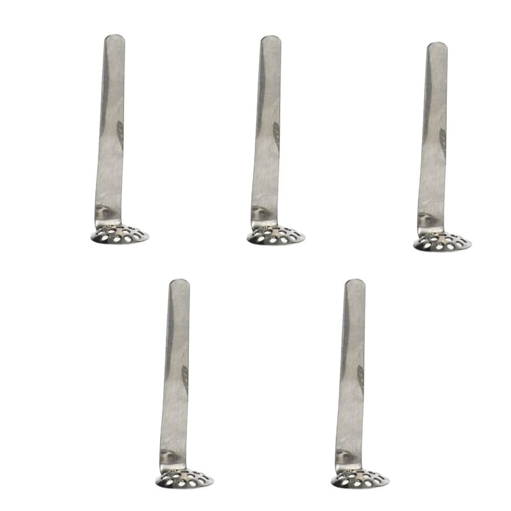 Zdjęcie przedstawia produkt KOMPLET - 5 x Sitka metalowe łyżeczka 12 mm.