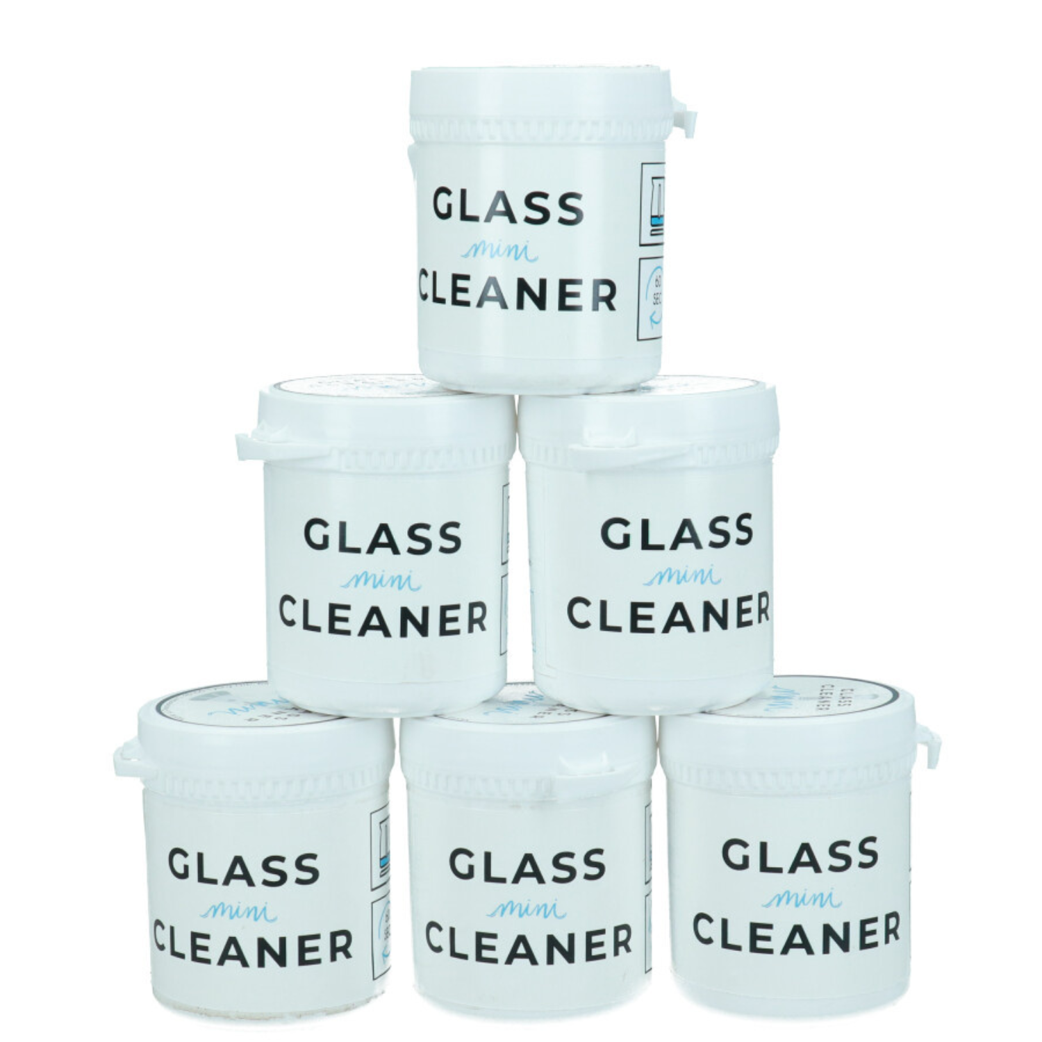 Zdjęcie przedstawia produkt ZESTAW - 6 x Środek do Czyszczenia Glass Cleaner Mini 100g.