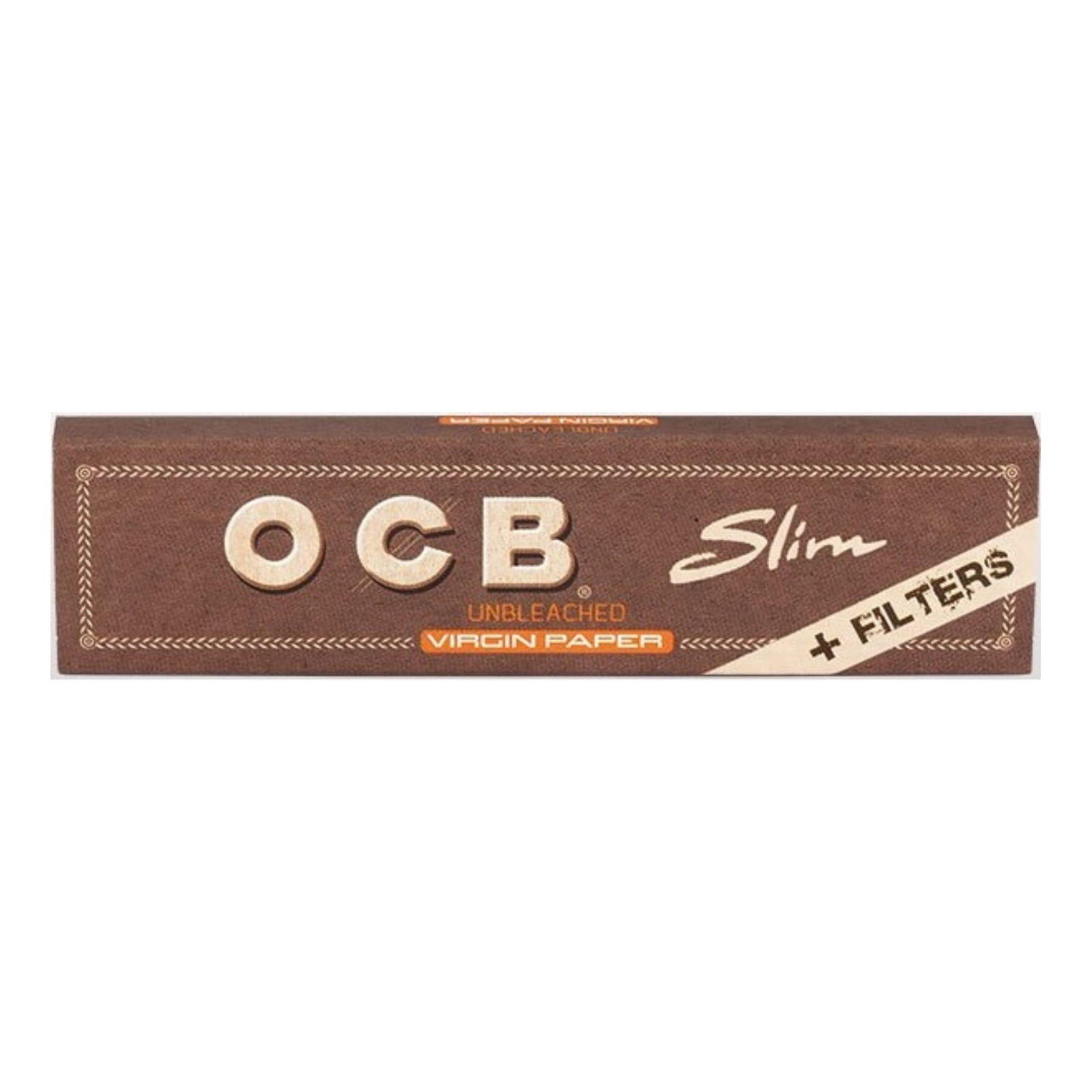 Zdjęcie przedstawia produkt Bibułka OCB VIRGIN - King Size Slim + Tips.